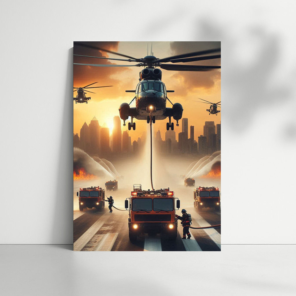 Air Heroes: Firefighting Helicopters in Action