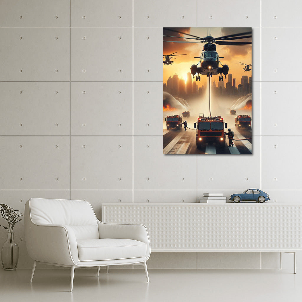 Air Heroes: Firefighting Helicopters in Action