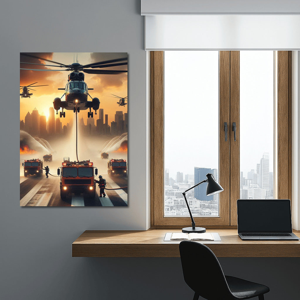 Air Heroes: Firefighting Helicopters in Action