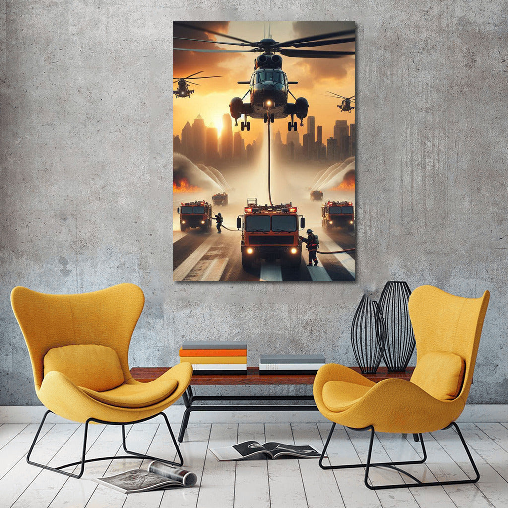 Air Heroes: Firefighting Helicopters in Action