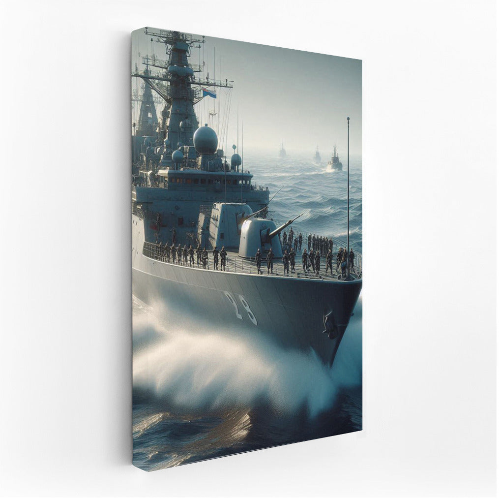 Frigates in the Storm: Power and Grace on the Waves