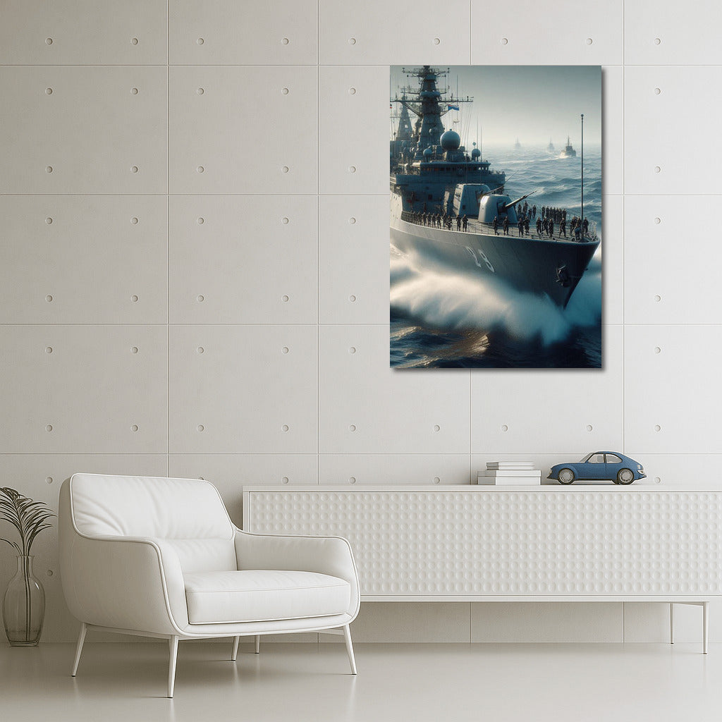 Frigates in the Storm: Power and Grace on the Waves