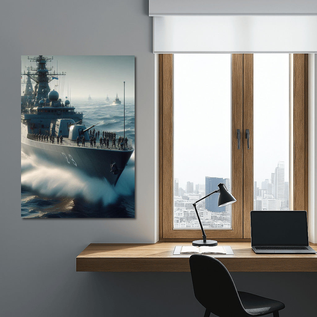 Frigates in the Storm: Power and Grace on the Waves