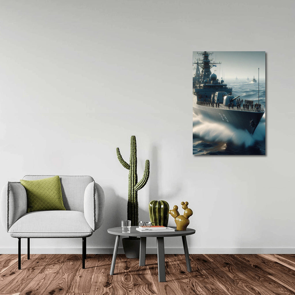 Frigates in the Storm: Power and Grace on the Waves