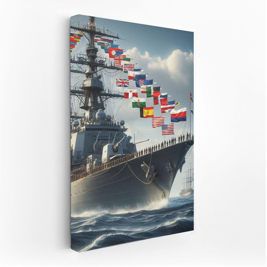 Frigates in the Sea Breeze: Majesty and Power