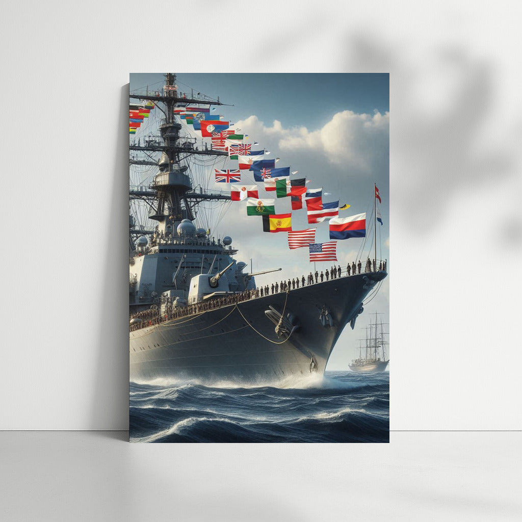 Frigates in the Sea Breeze: Majesty and Power