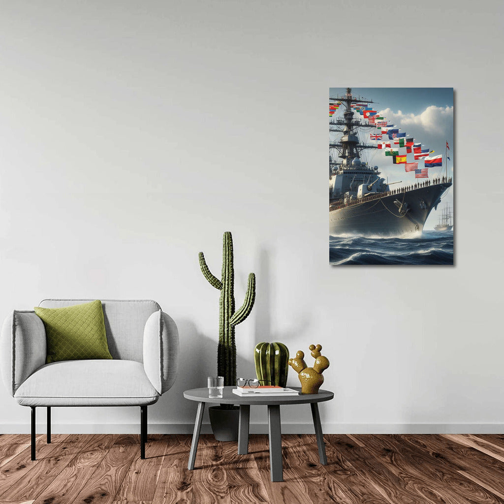 Frigates in the Sea Breeze: Majesty and Power