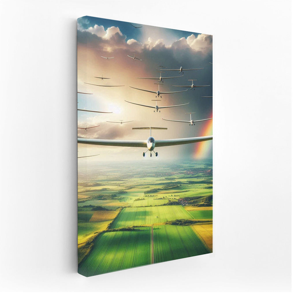 Soaring Gliders and Rainbows: Aerial Inspiration