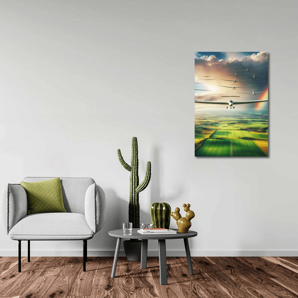 Soaring Gliders and Rainbows: Aerial Inspiration