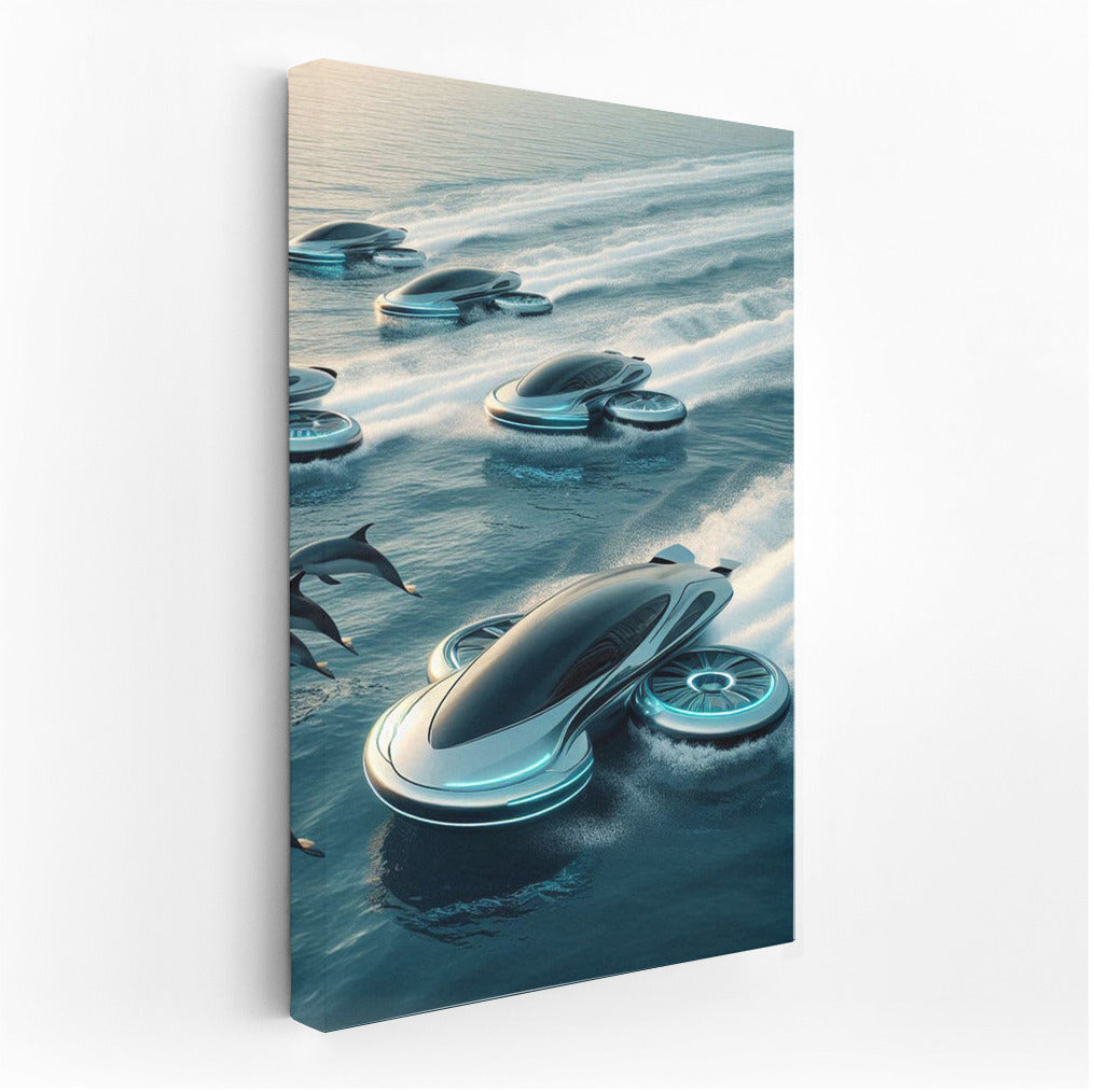 Futuristic Hovercrafts on Water: Technology and Adventure