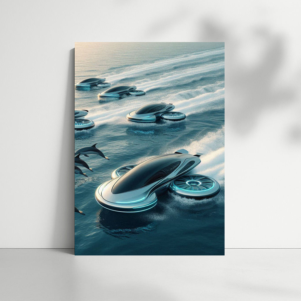 Futuristic Hovercrafts on Water: Technology and Adventure