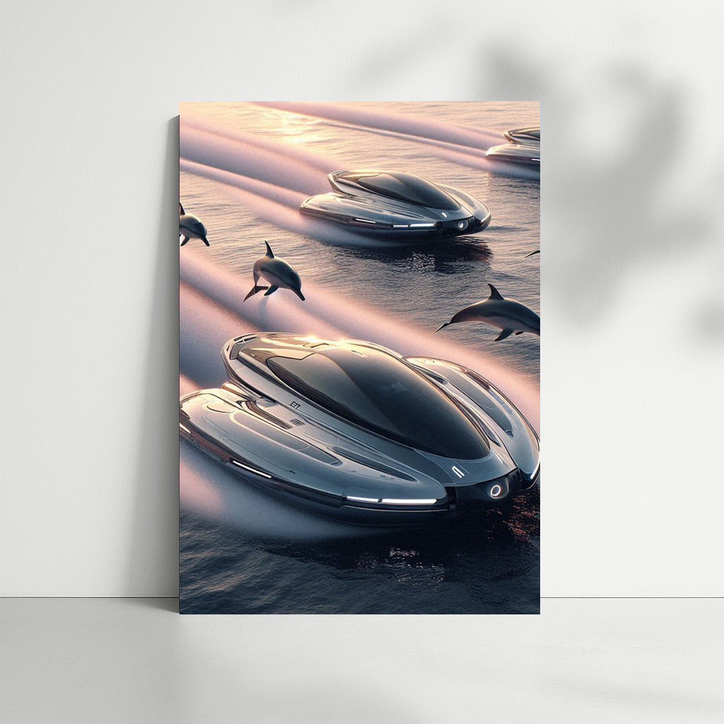 Futuristic Hovercrafts and Dolphins: The Aquatic Fusion of the Future