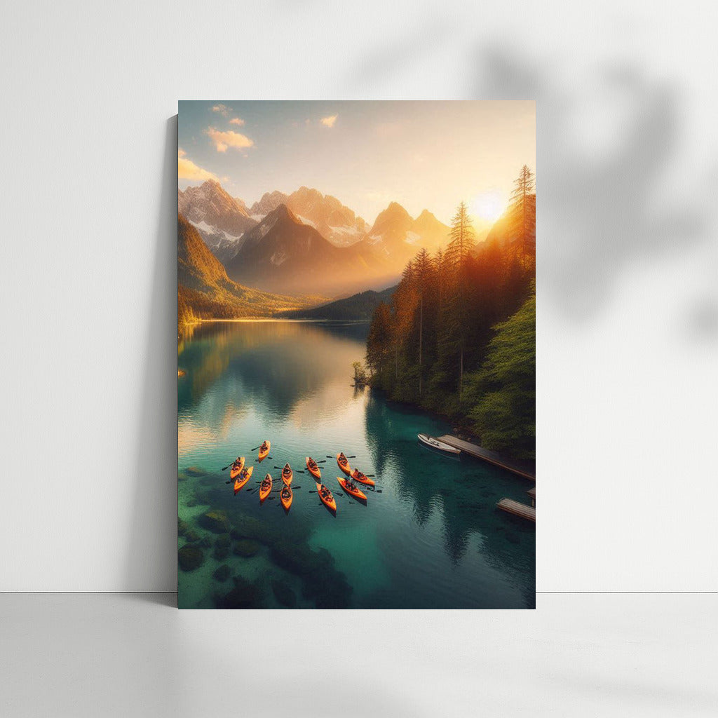 Kayak Dance on the Lake: Adventures in the Embrace of the Mountains