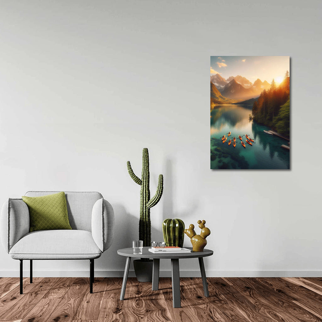 Kayak Dance on the Lake: Adventures in the Embrace of the Mountains