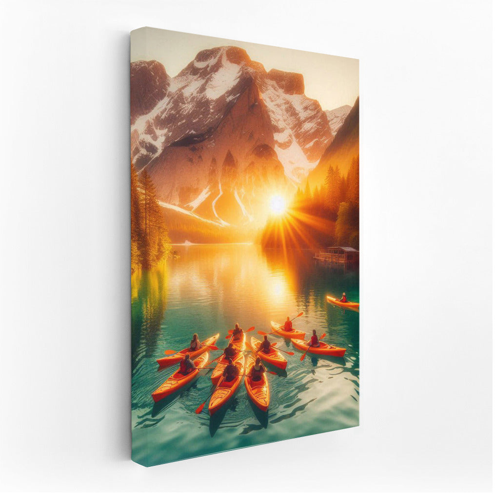 Sunset Tranquility on Kayaks Lake