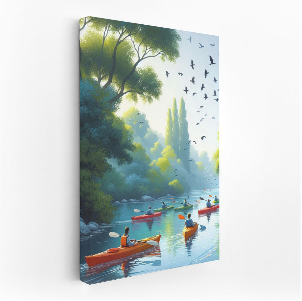 Kayaking on the Quiet River: Adventure and Harmony of Nature