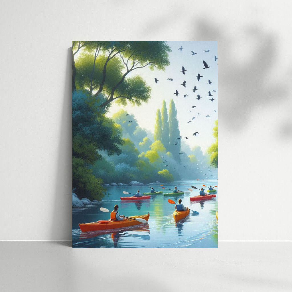 Kayaking on the Quiet River: Adventure and Harmony of Nature