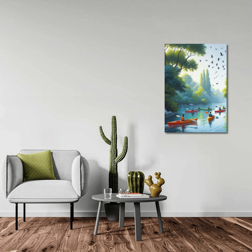 Kayaking on the Quiet River: Adventure and Harmony of Nature