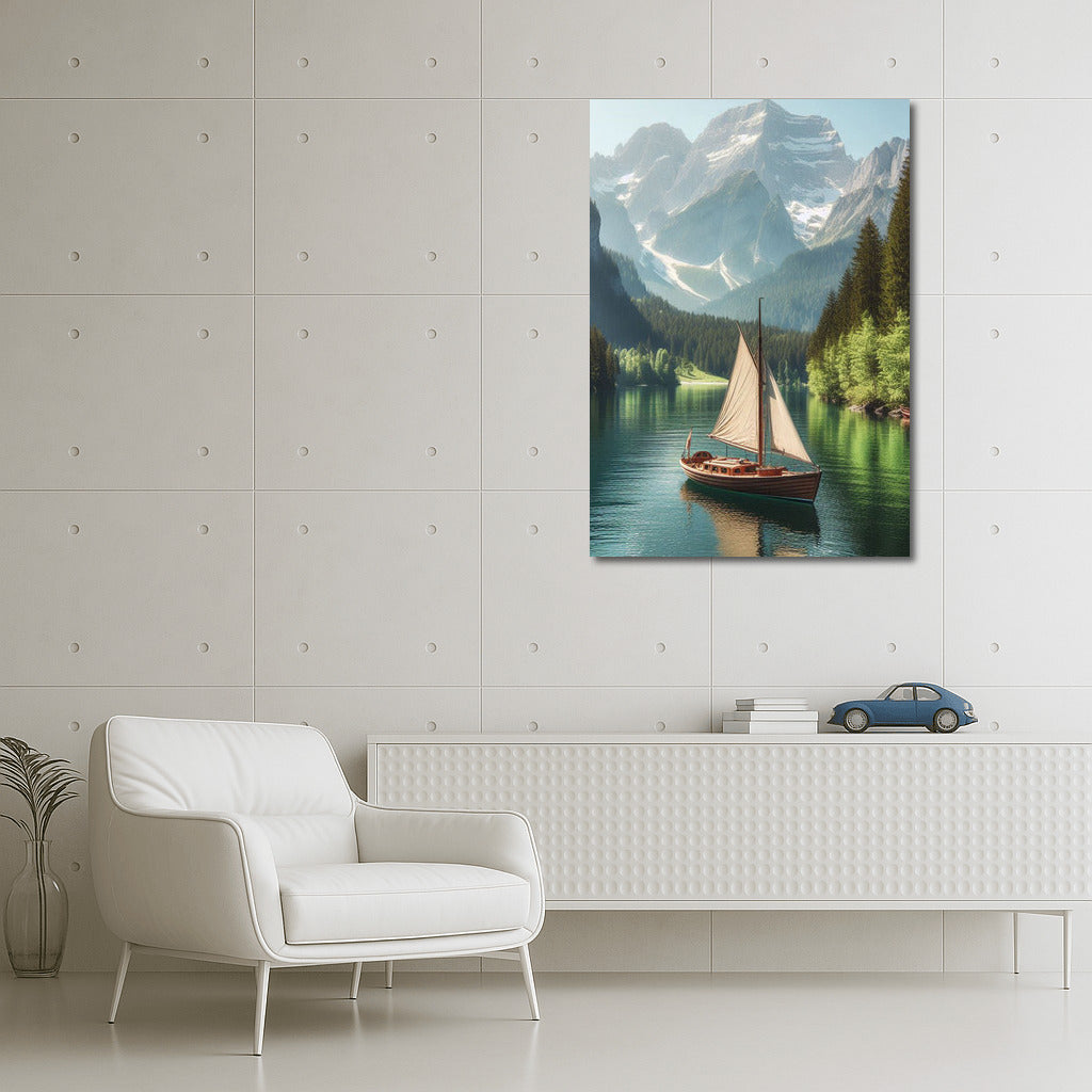 The Majesty of the Ketches Mountains: A Boat on Still Waters