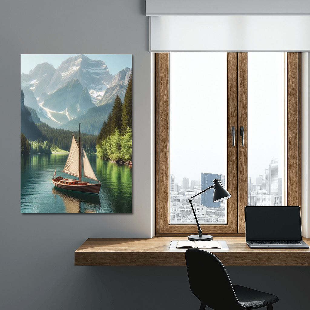 The Majesty of the Ketches Mountains: A Boat on Still Waters