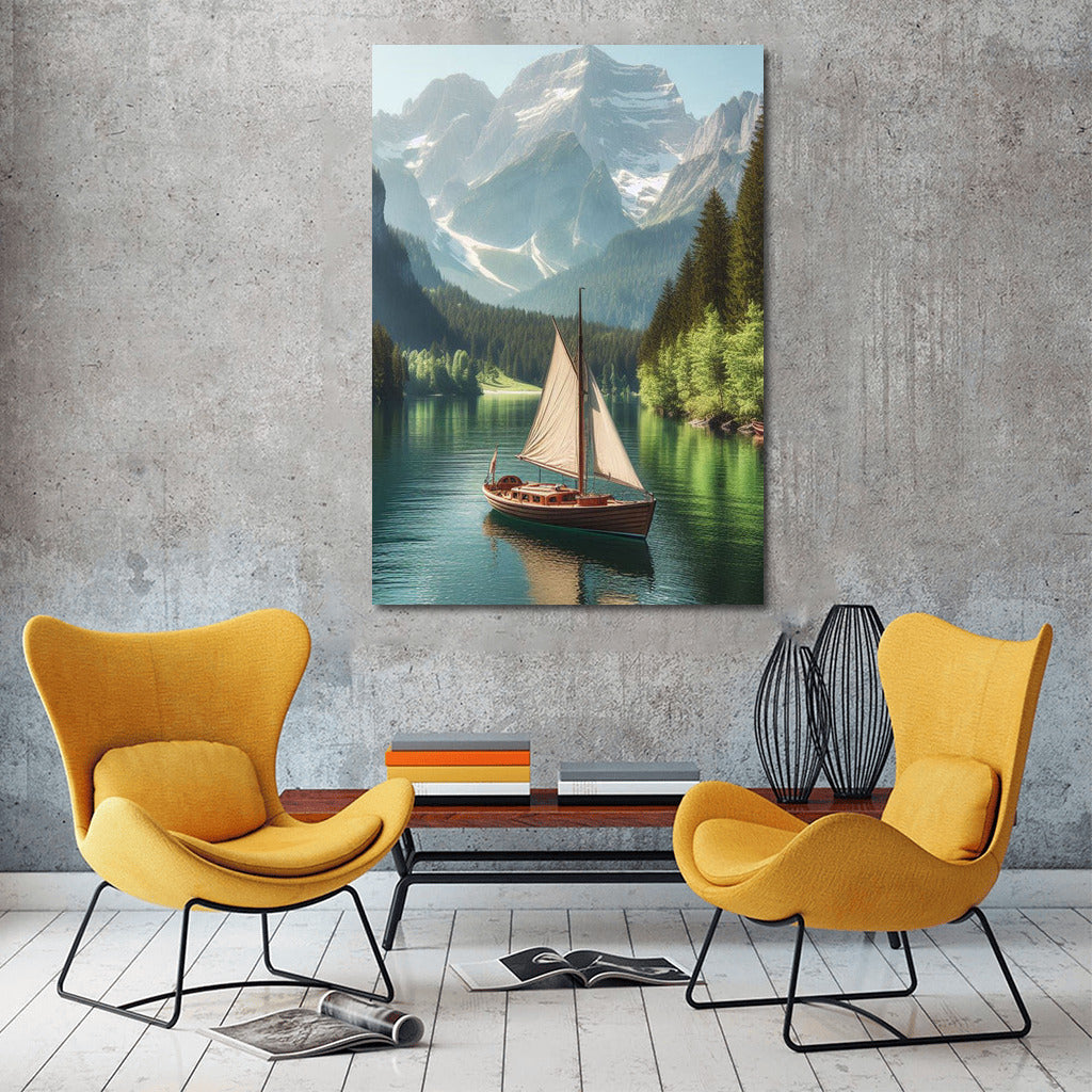 The Majesty of the Ketches Mountains: A Boat on Still Waters