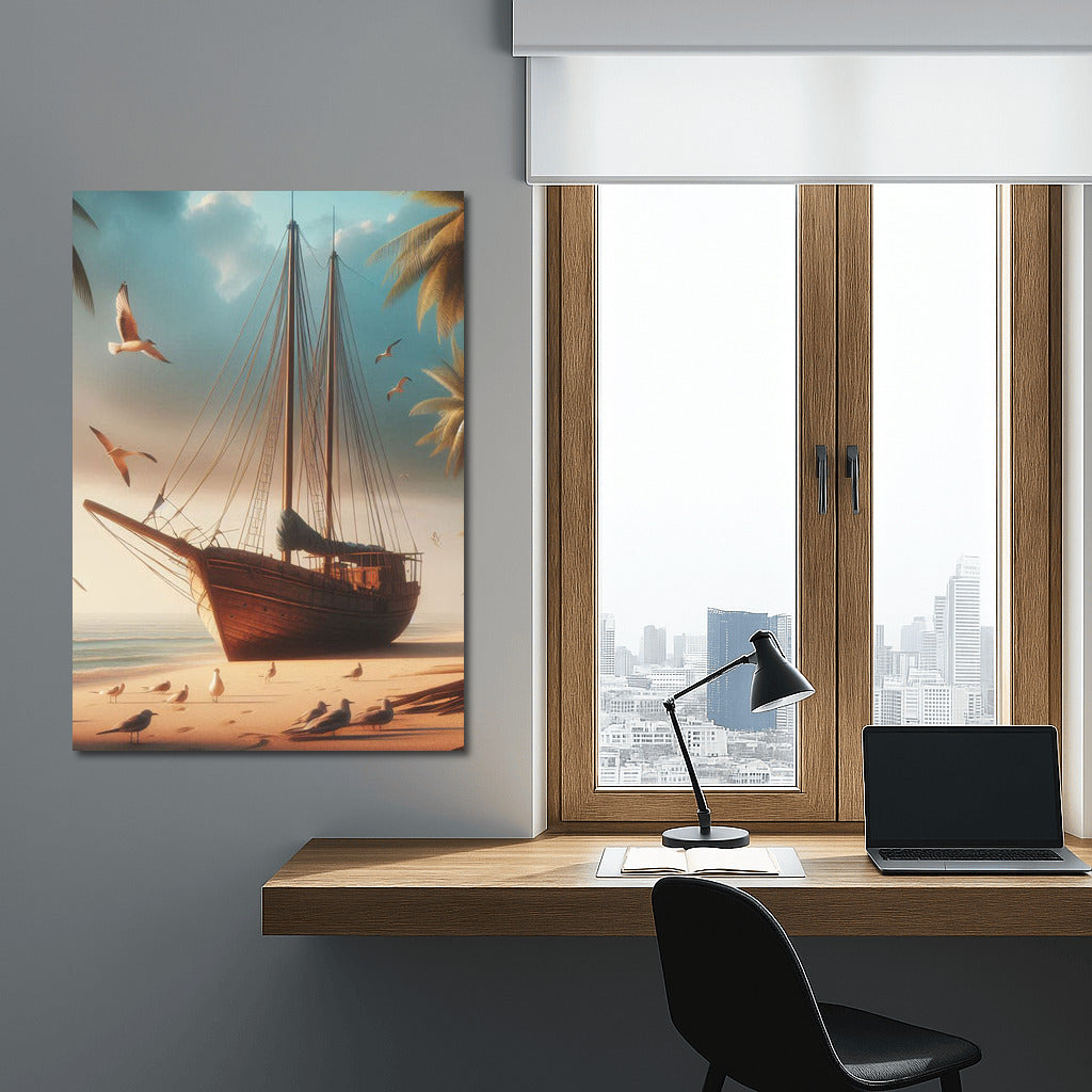 Sunset Cruise at Ketches Beach: Sea, Ship and Freedom