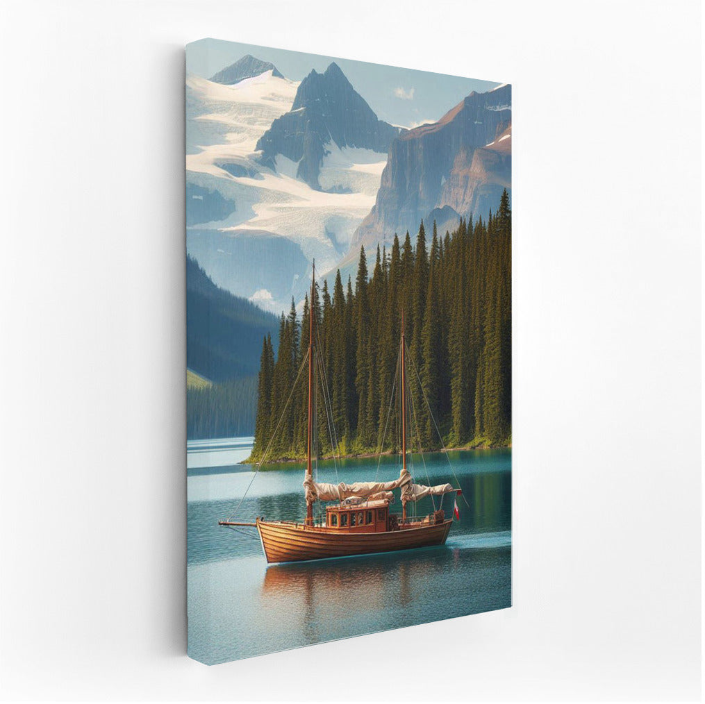 The Majesty of Ketches Mountain: Lake Tranquility and Landscape