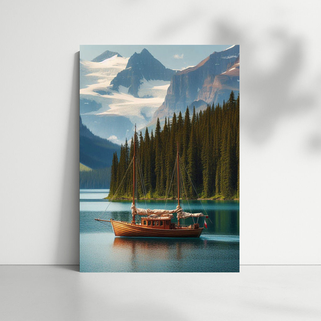 The Majesty of Ketches Mountain: Lake Tranquility and Landscape