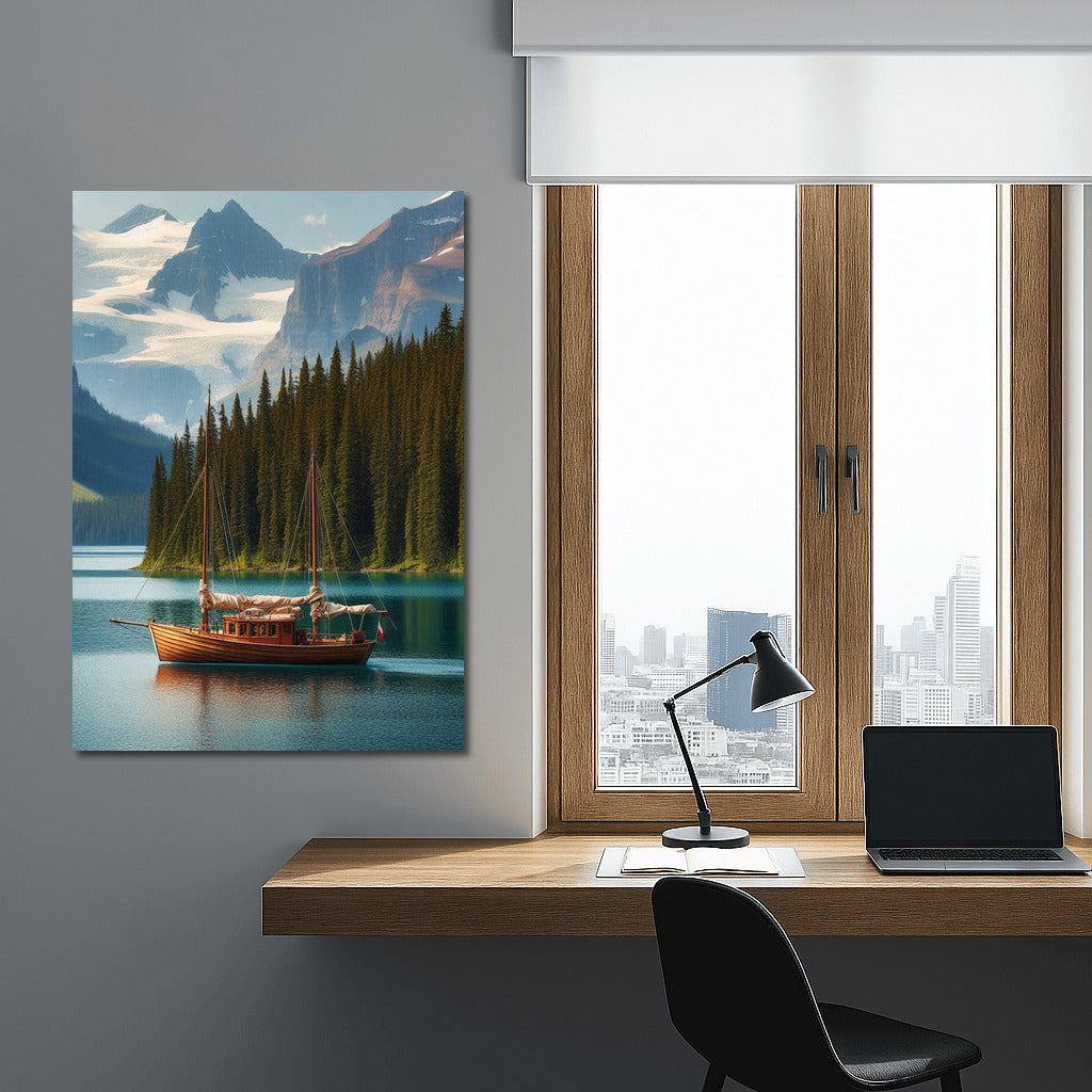 The Majesty of Ketches Mountain: Lake Tranquility and Landscape