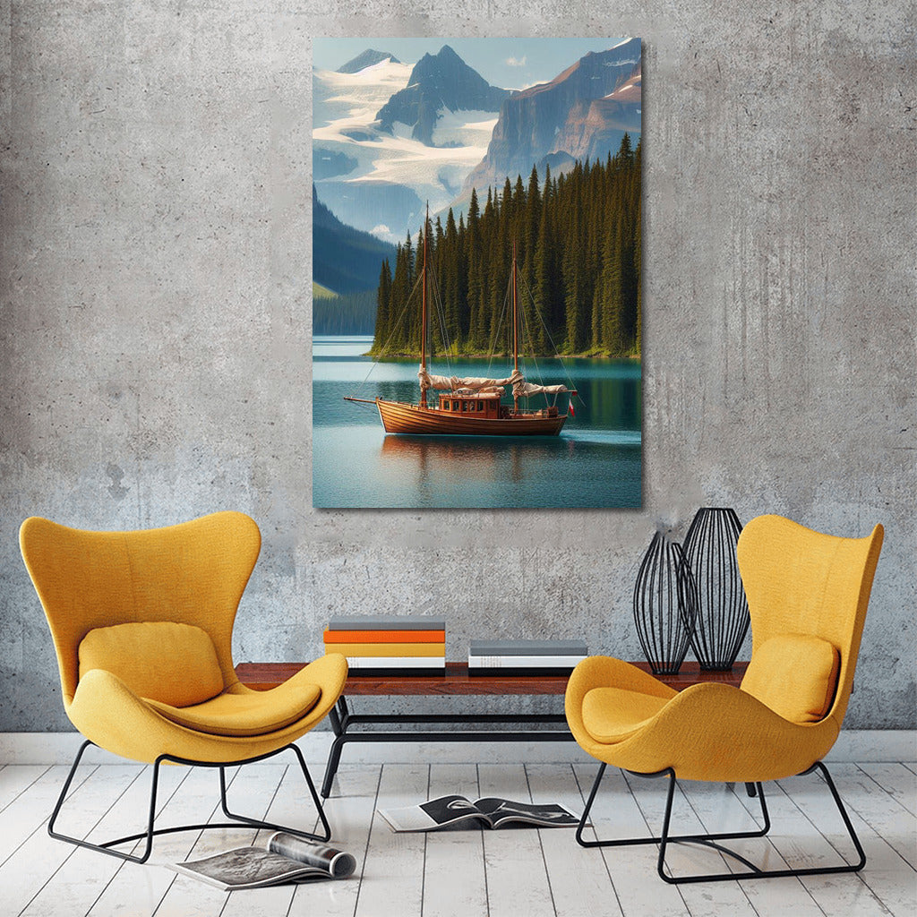 The Majesty of Ketches Mountain: Lake Tranquility and Landscape