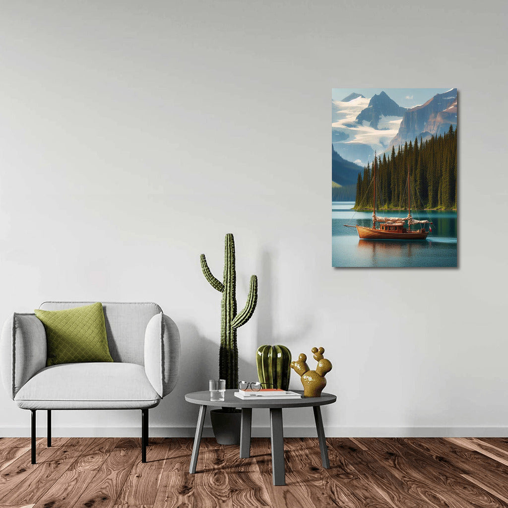 The Majesty of Ketches Mountain: Lake Tranquility and Landscape