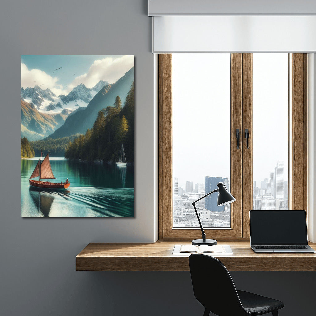 The Majesty of the Ketches Mountains: Mirrored in Calm Waters