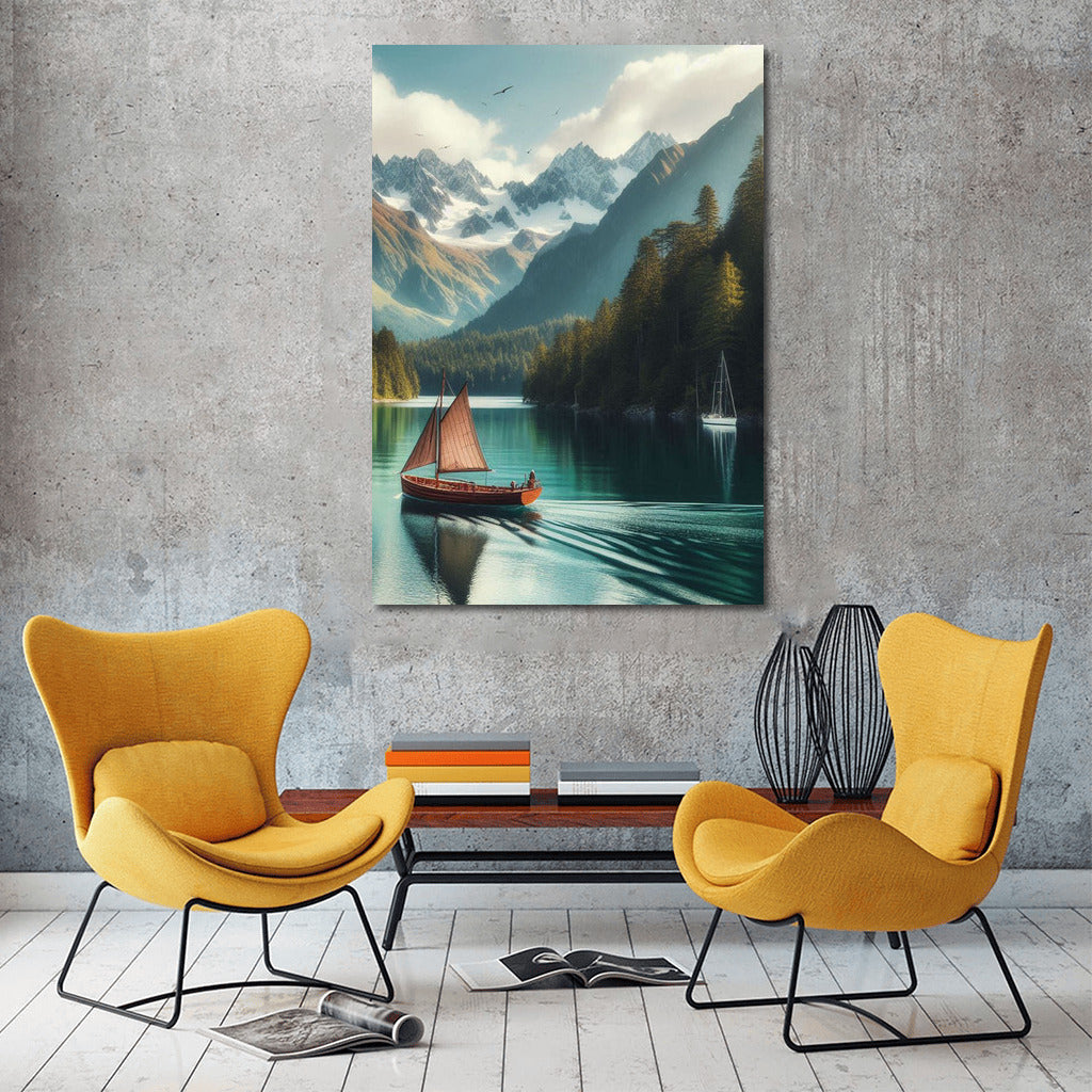 The Majesty of the Ketches Mountains: Mirrored in Calm Waters