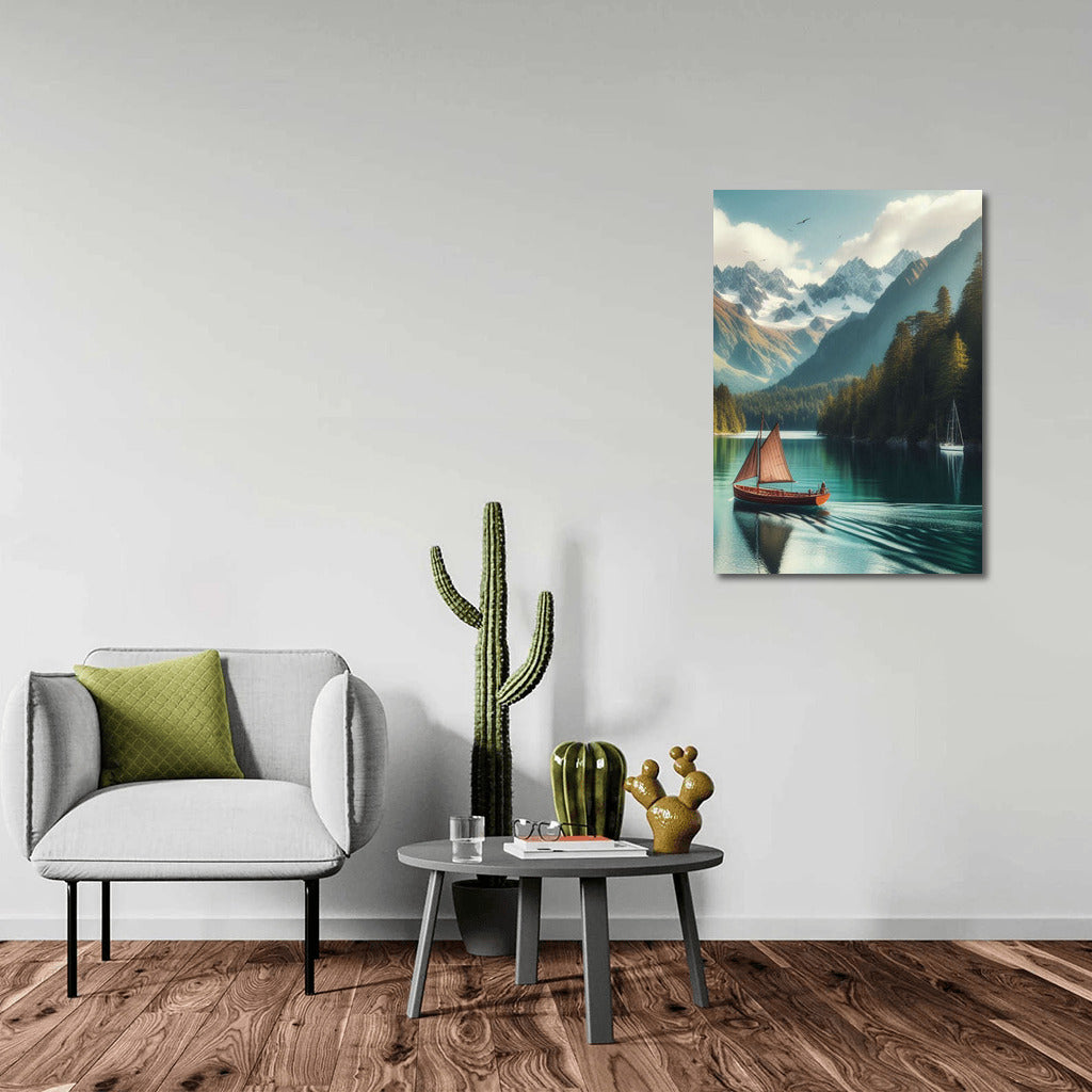 The Majesty of the Ketches Mountains: Mirrored in Calm Waters