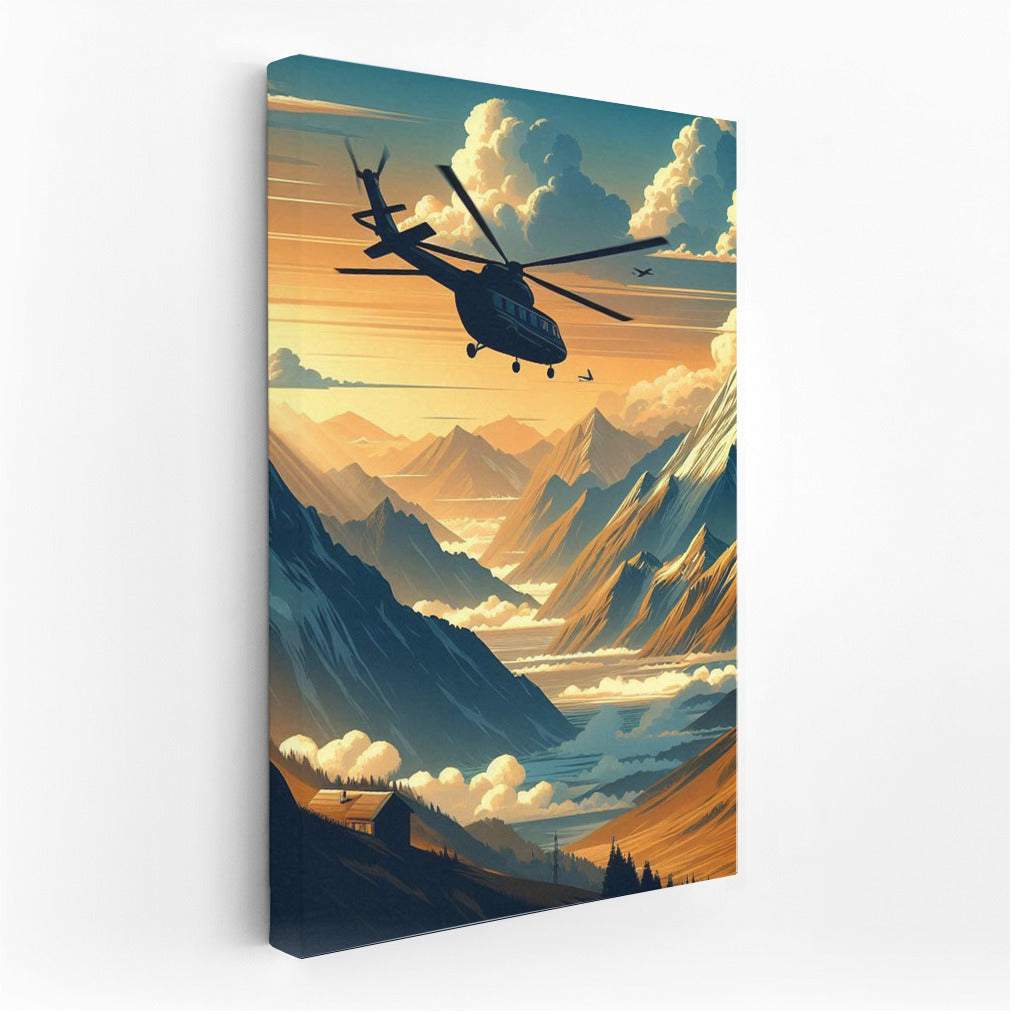 The Majesty of the Mountains: Flying Over Maritime Helicopters