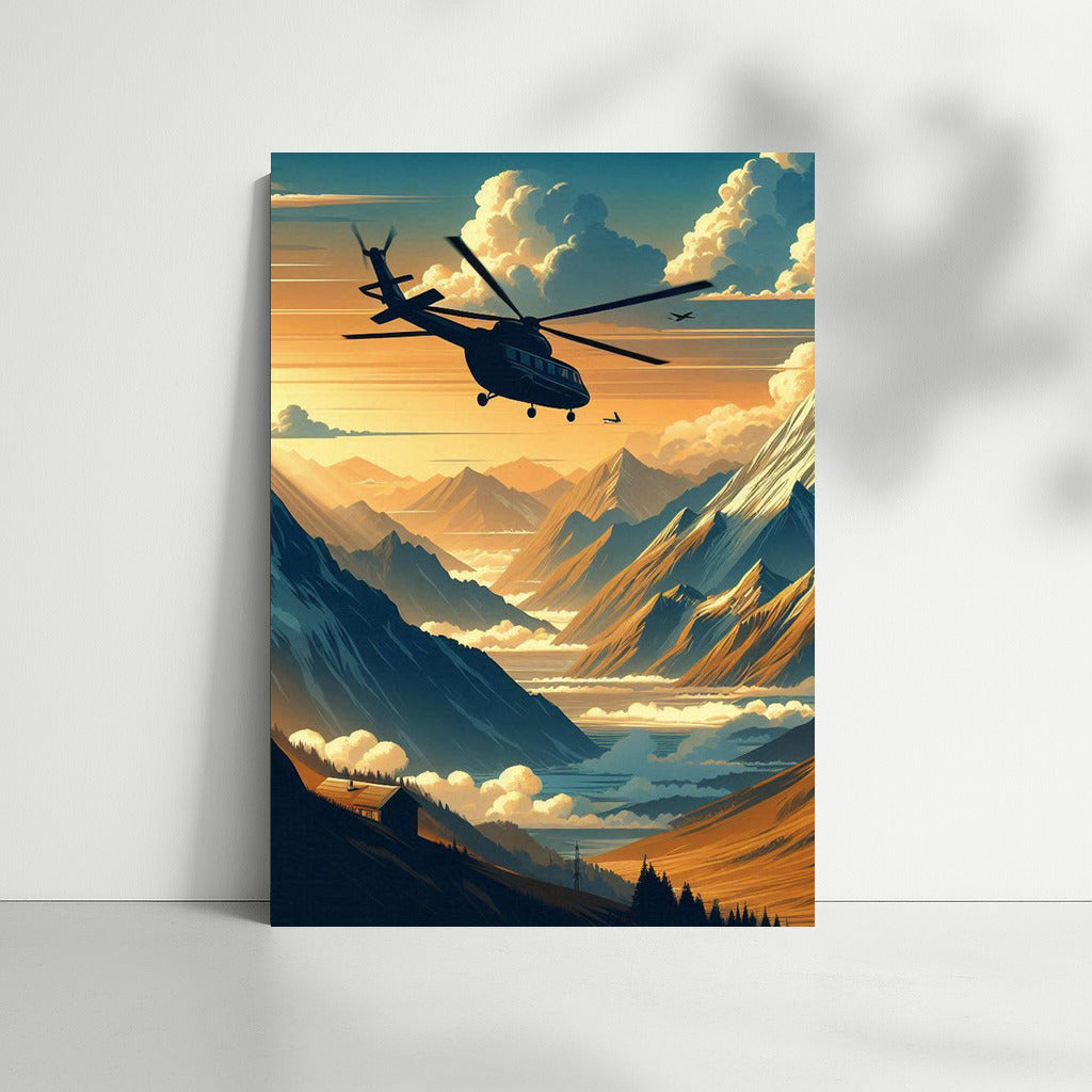 The Majesty of the Mountains: Flying Over Maritime Helicopters