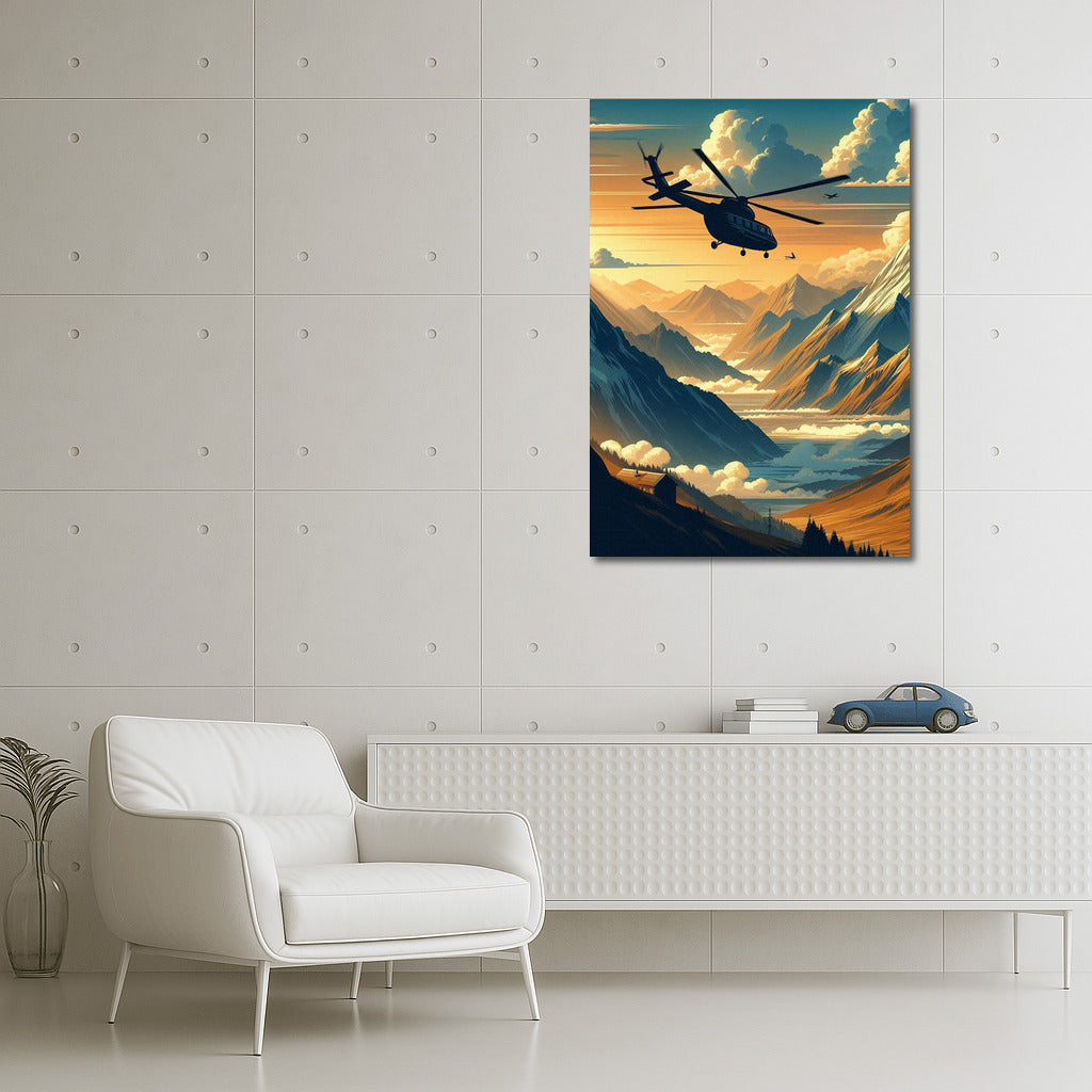 The Majesty of the Mountains: Flying Over Maritime Helicopters