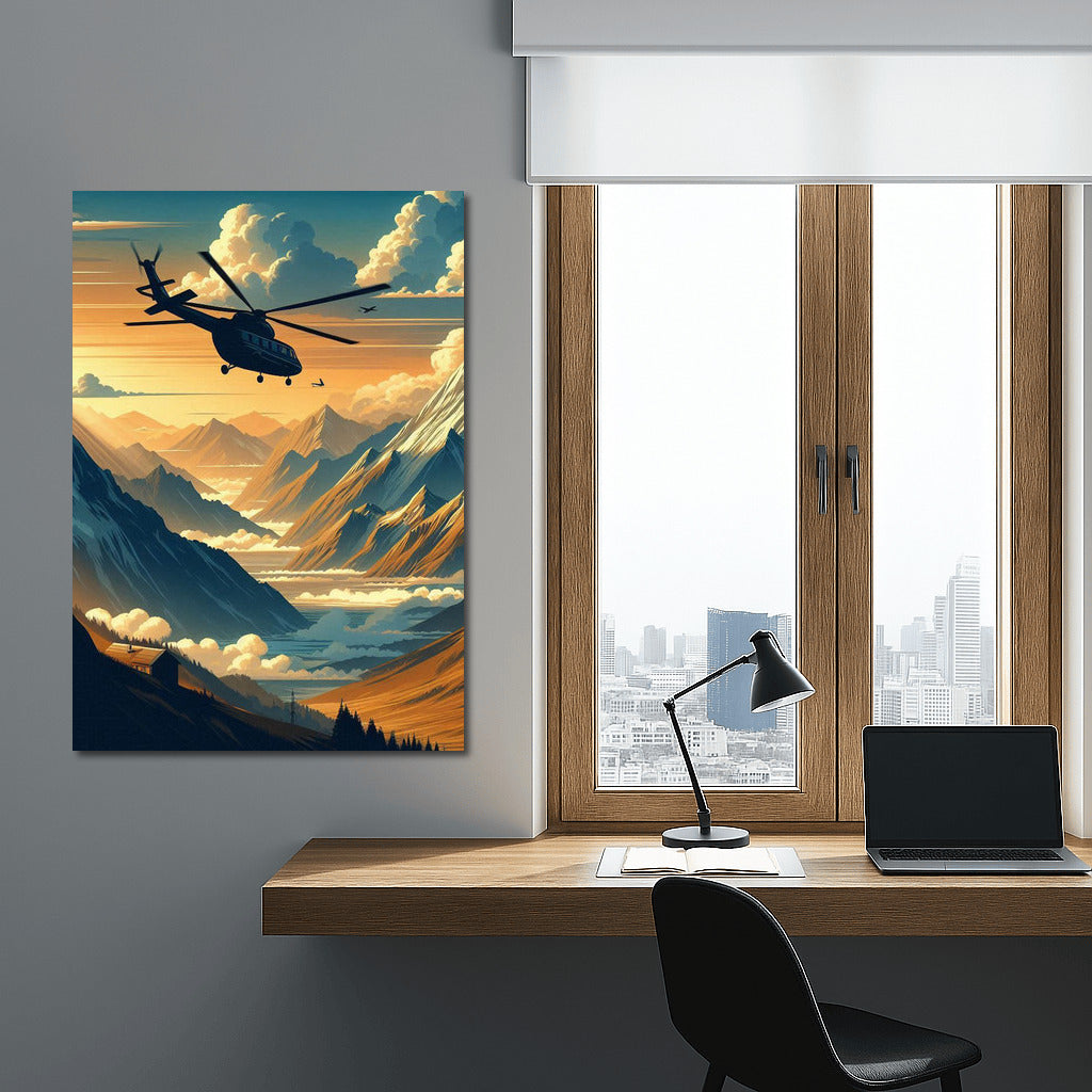 The Majesty of the Mountains: Flying Over Maritime Helicopters