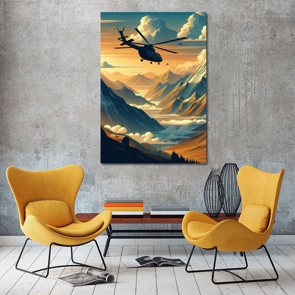 The Majesty of the Mountains: Flying Over Maritime Helicopters