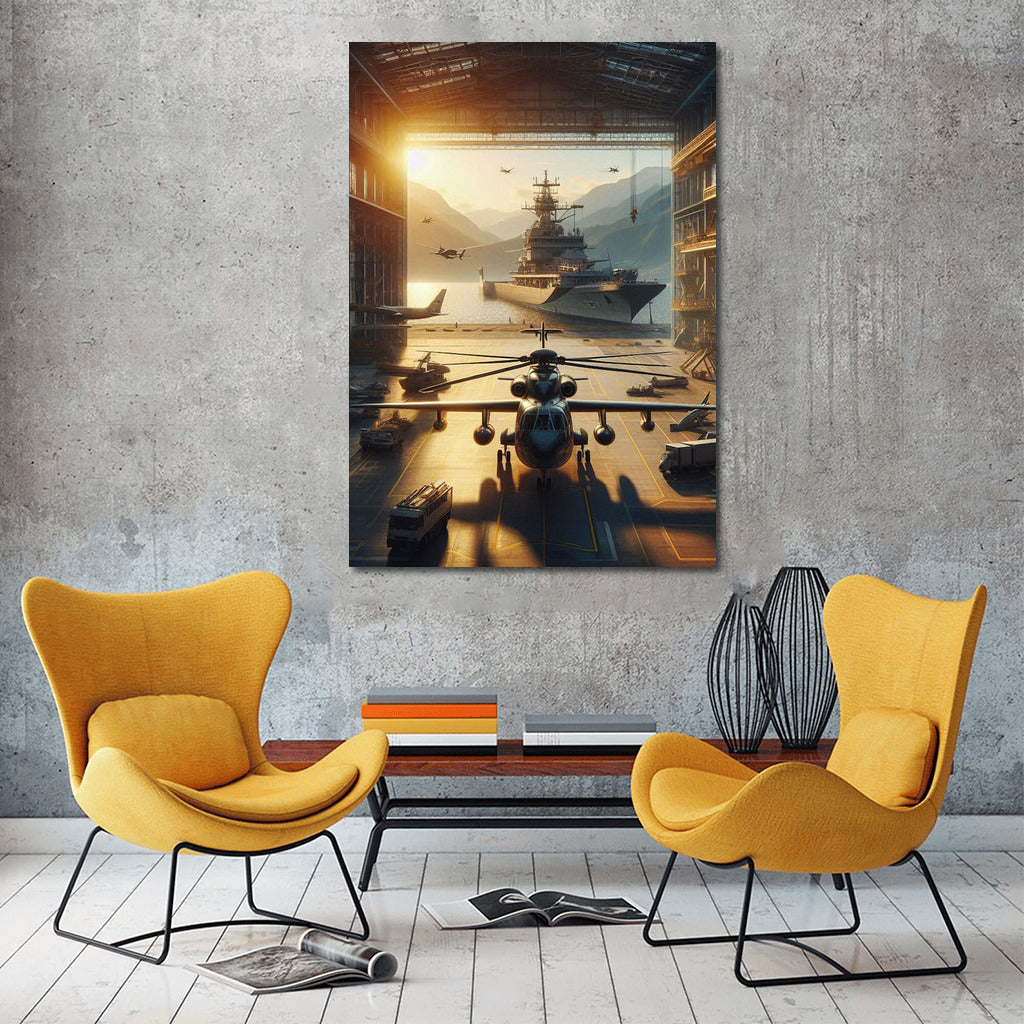 Port Helicopters and Ship: Sea Adventures