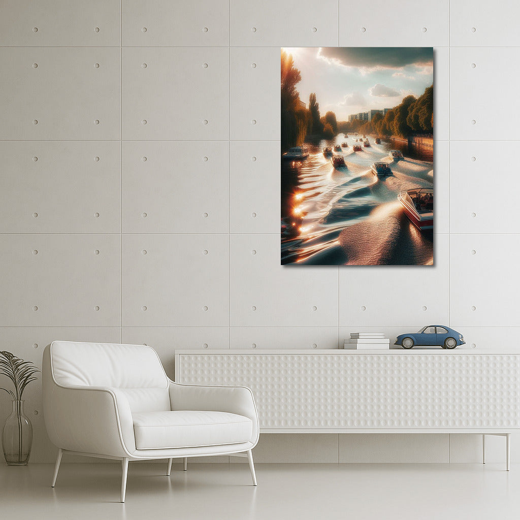 Sunset River Adventures with Motorboats