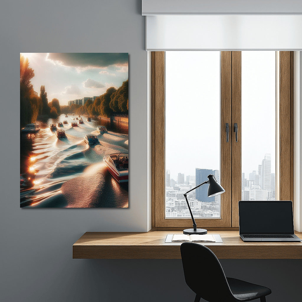 Sunset River Adventures with Motorboats