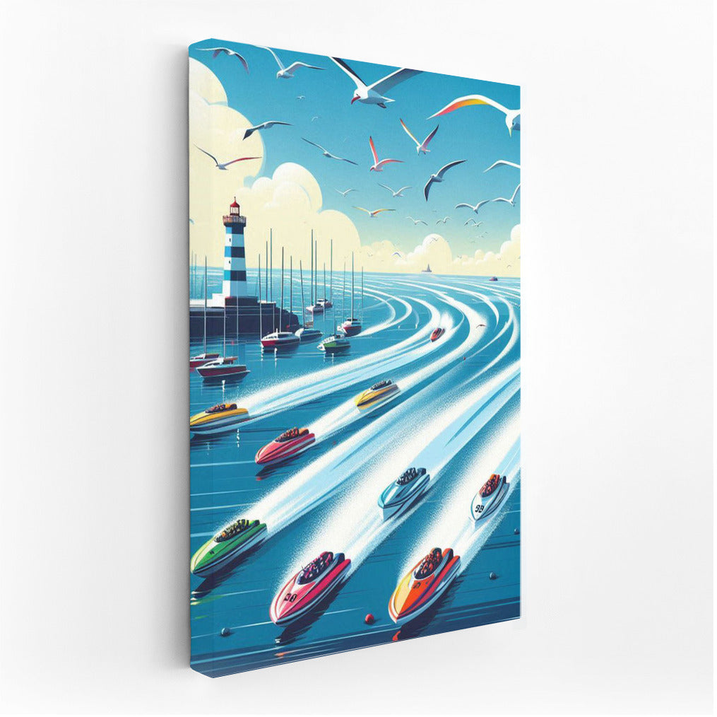 Sea Whirlwind: High Speed Motor Boats in Dynamics