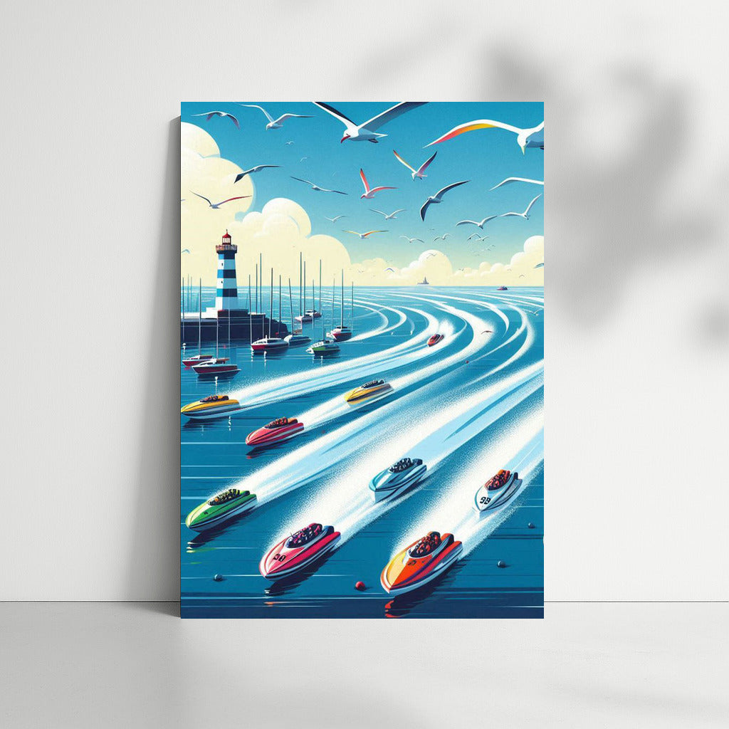 Sea Whirlwind: High Speed Motor Boats in Dynamics