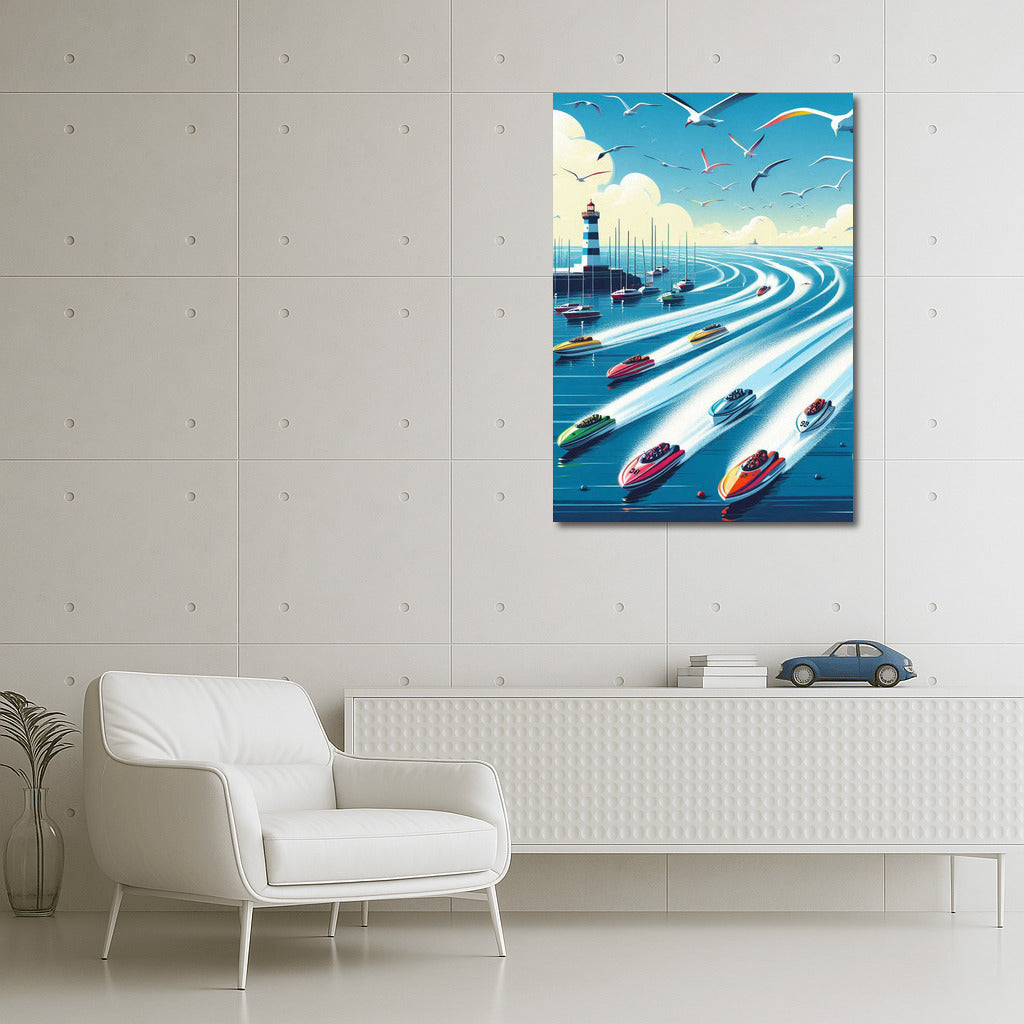 Sea Whirlwind: High Speed Motor Boats in Dynamics