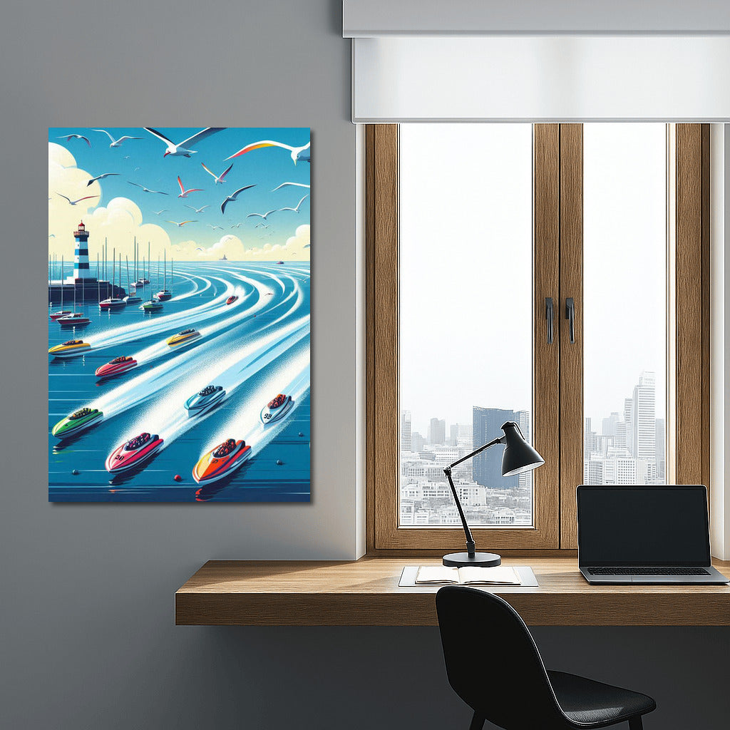 Sea Whirlwind: High Speed Motor Boats in Dynamics