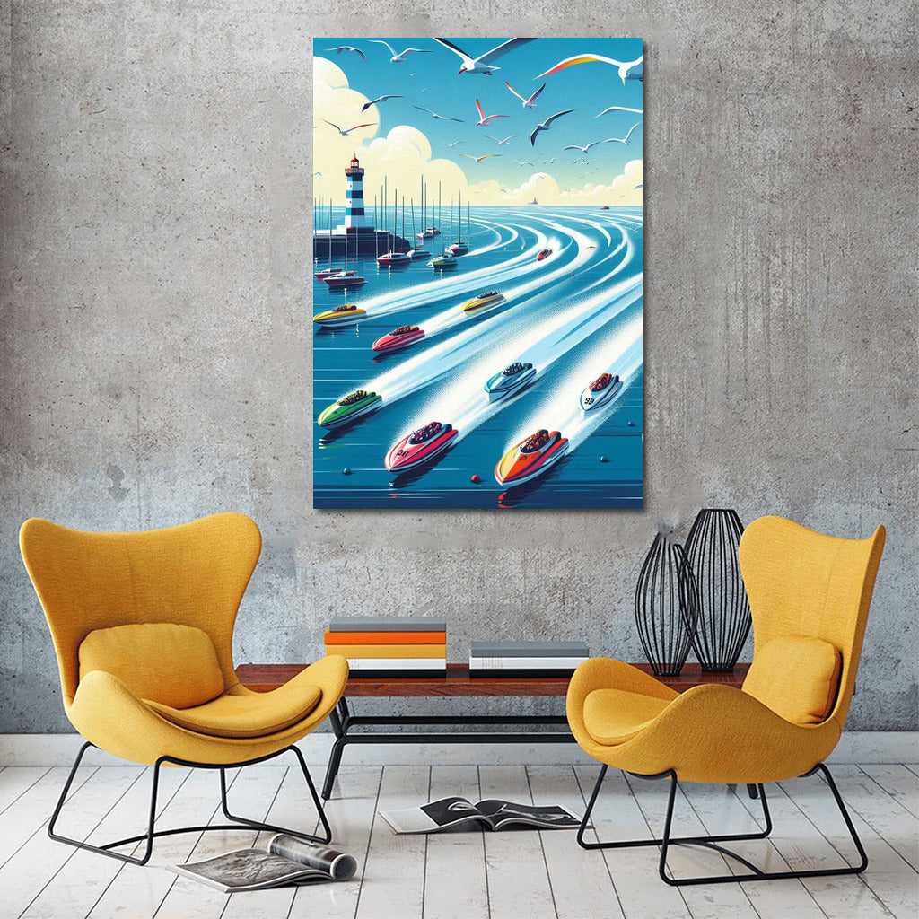 Sea Whirlwind: High Speed Motor Boats in Dynamics