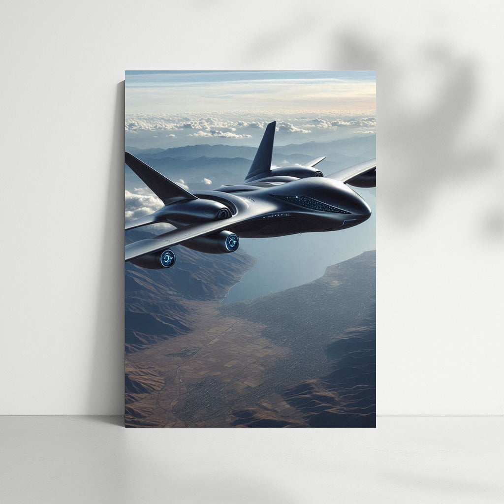 Futuristic Flight: Reconnaissance Aircraft in the Endless Sky