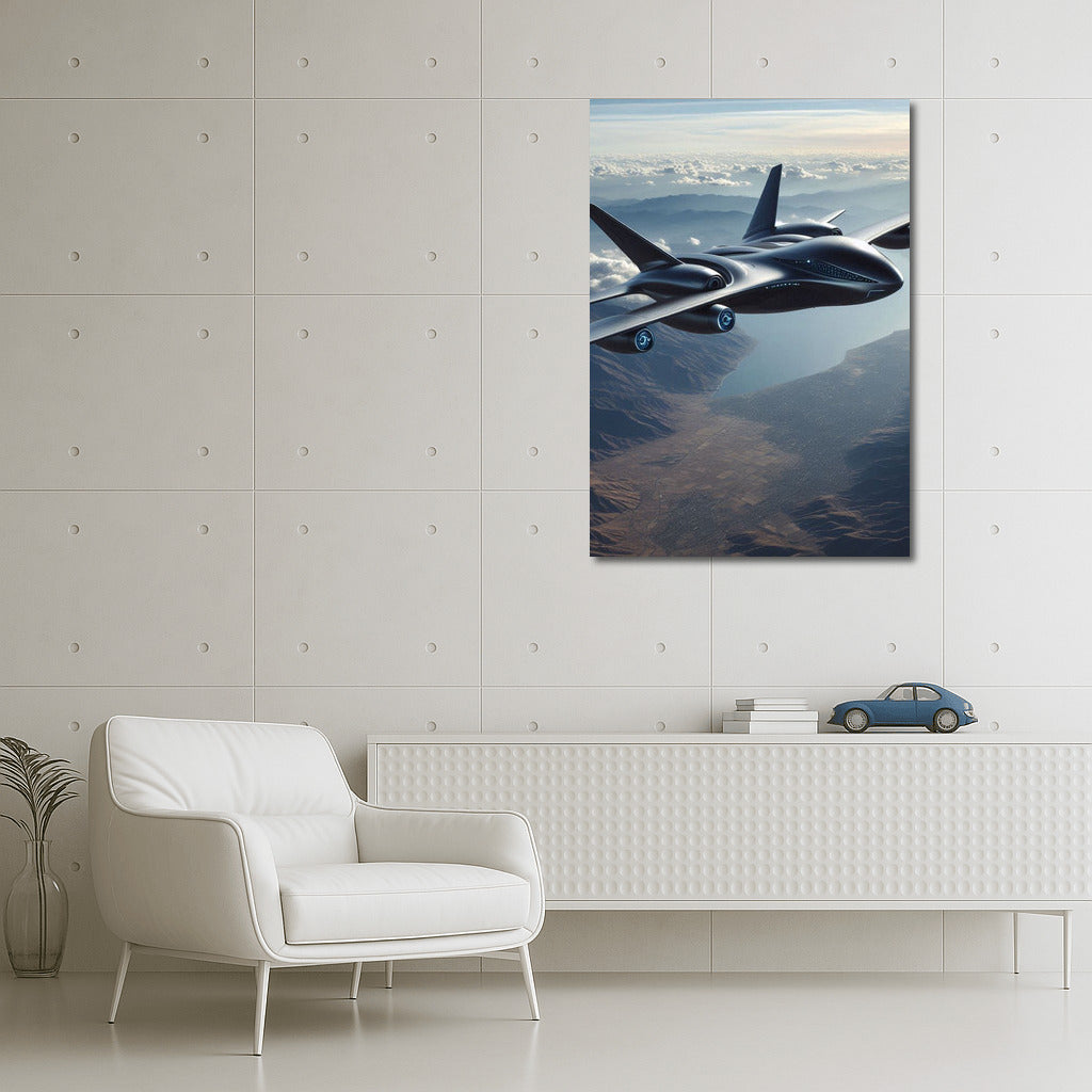 Futuristic Flight: Reconnaissance Aircraft in the Endless Sky