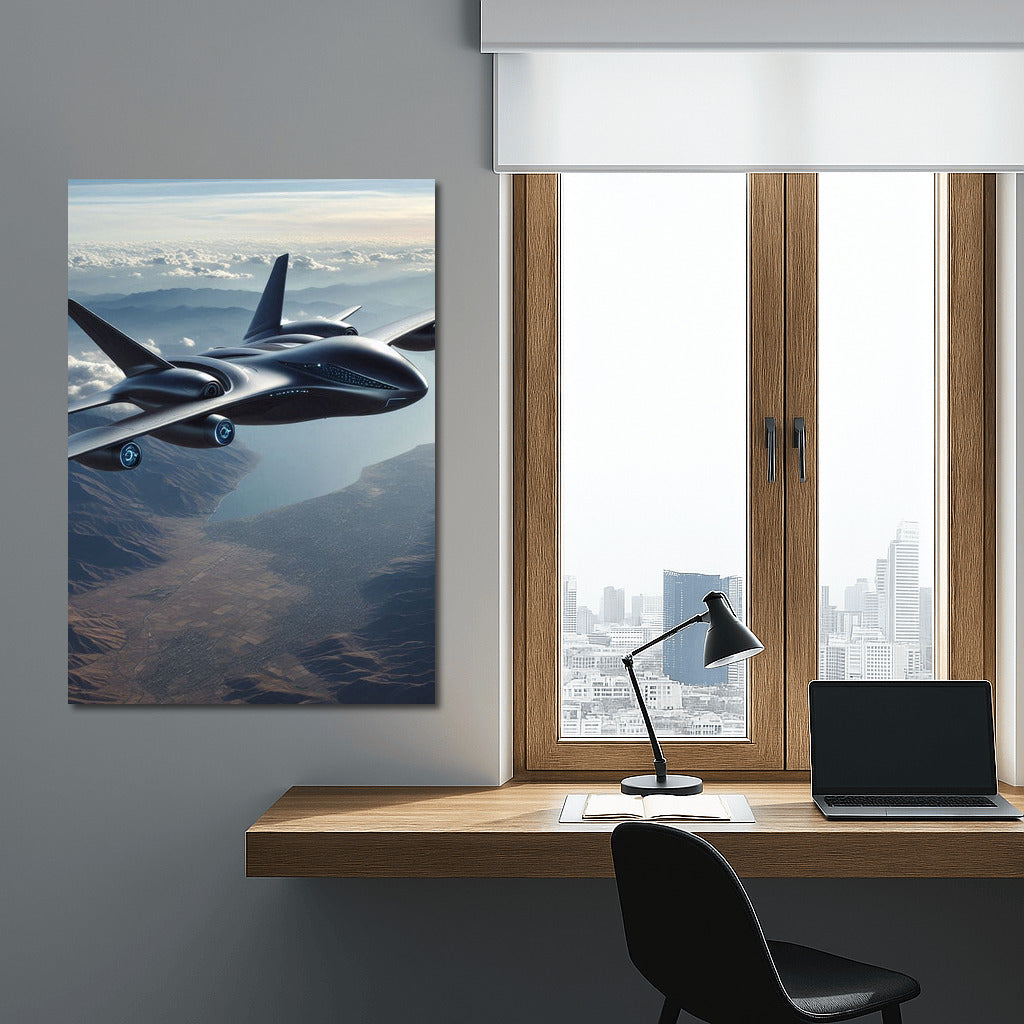 Futuristic Flight: Reconnaissance Aircraft in the Endless Sky